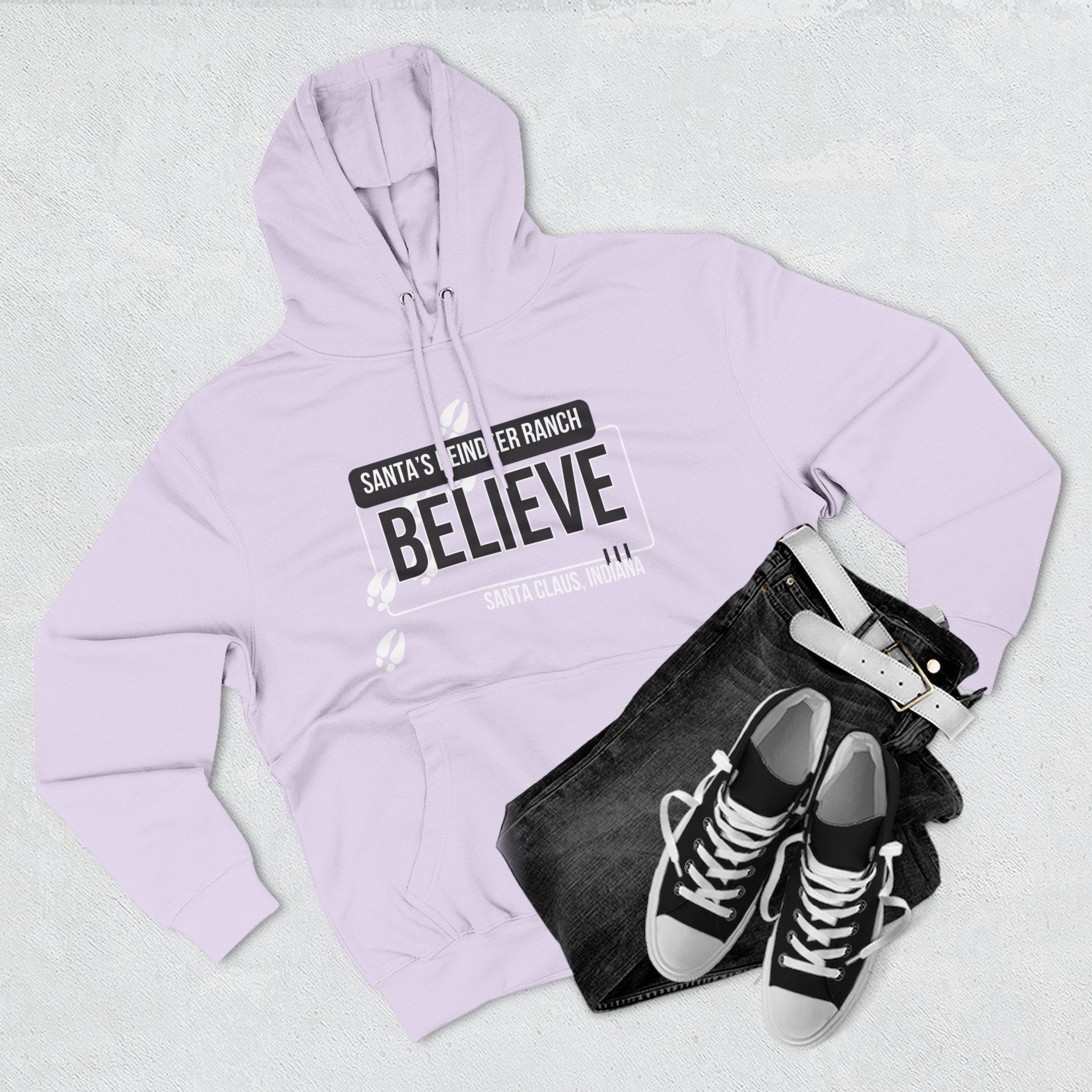 Santa's Ranch Believe Hoodie