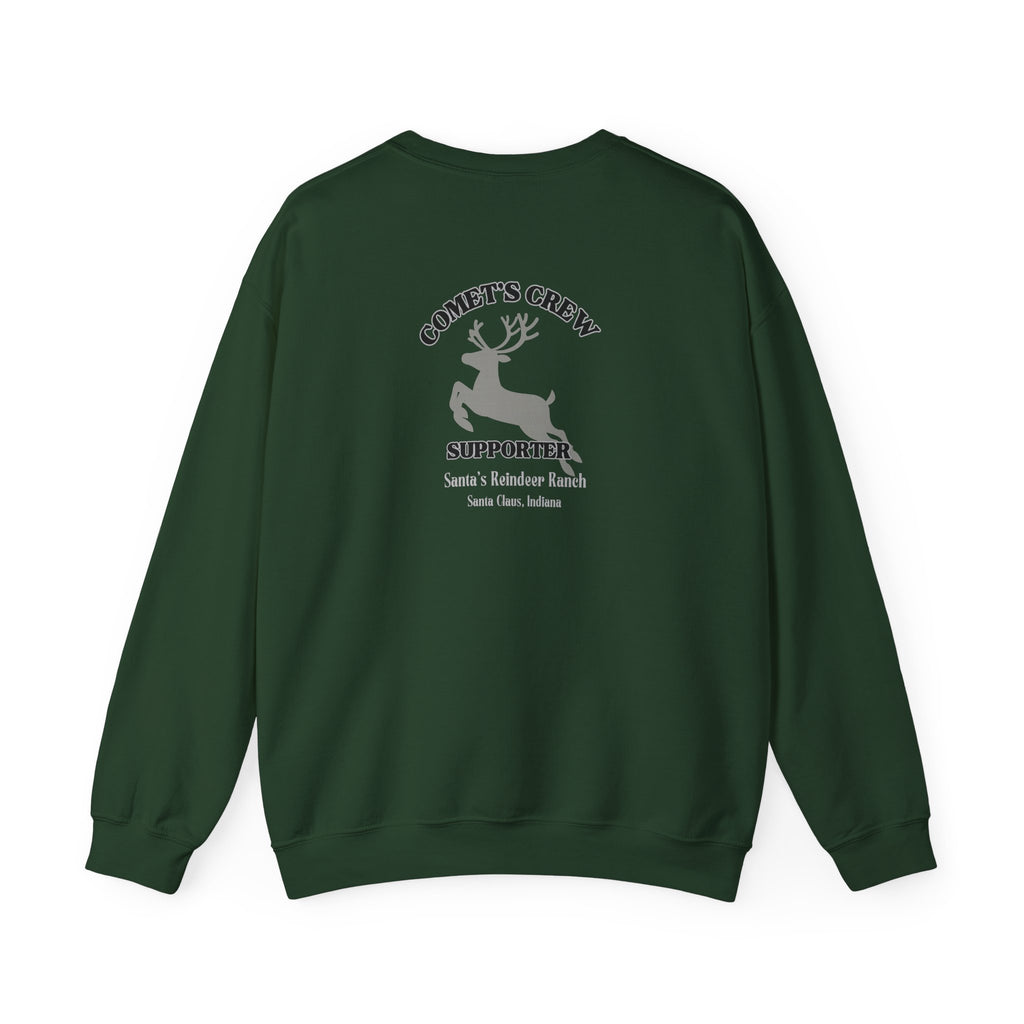 Cozy Unisex Crewneck Sweatshirt with Elegant Deer Design, Perfect for Casual Wear, Gift for Friends, Holiday Apparel, Cozy Comfort