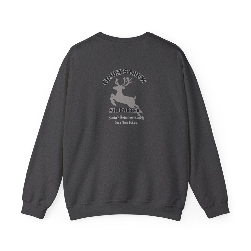 Cozy Unisex Crewneck Sweatshirt with Elegant Deer Design, Perfect for Casual Wear, Gift for Friends, Holiday Apparel, Cozy Comfort