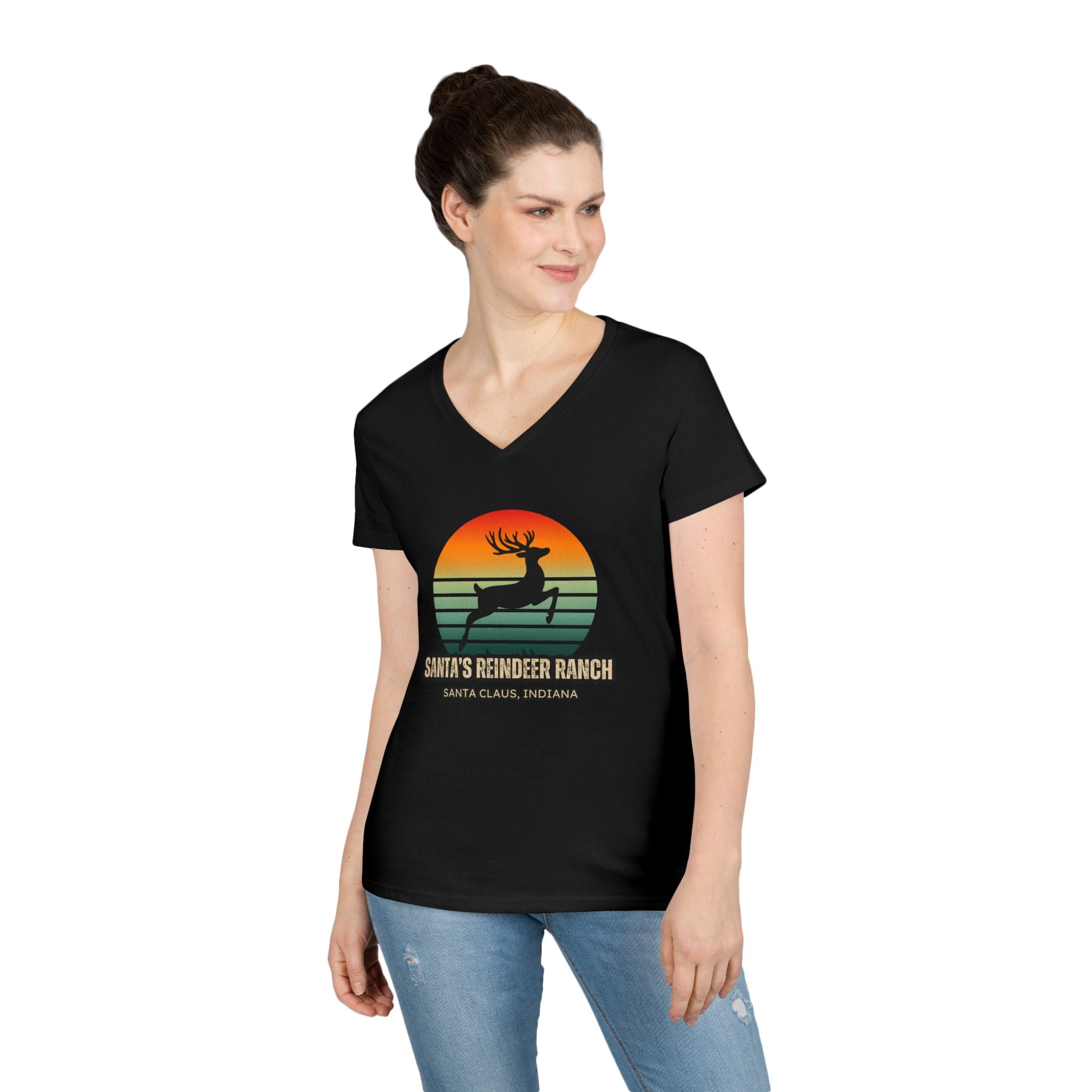 Ladies' V-Neck T-Shirt
