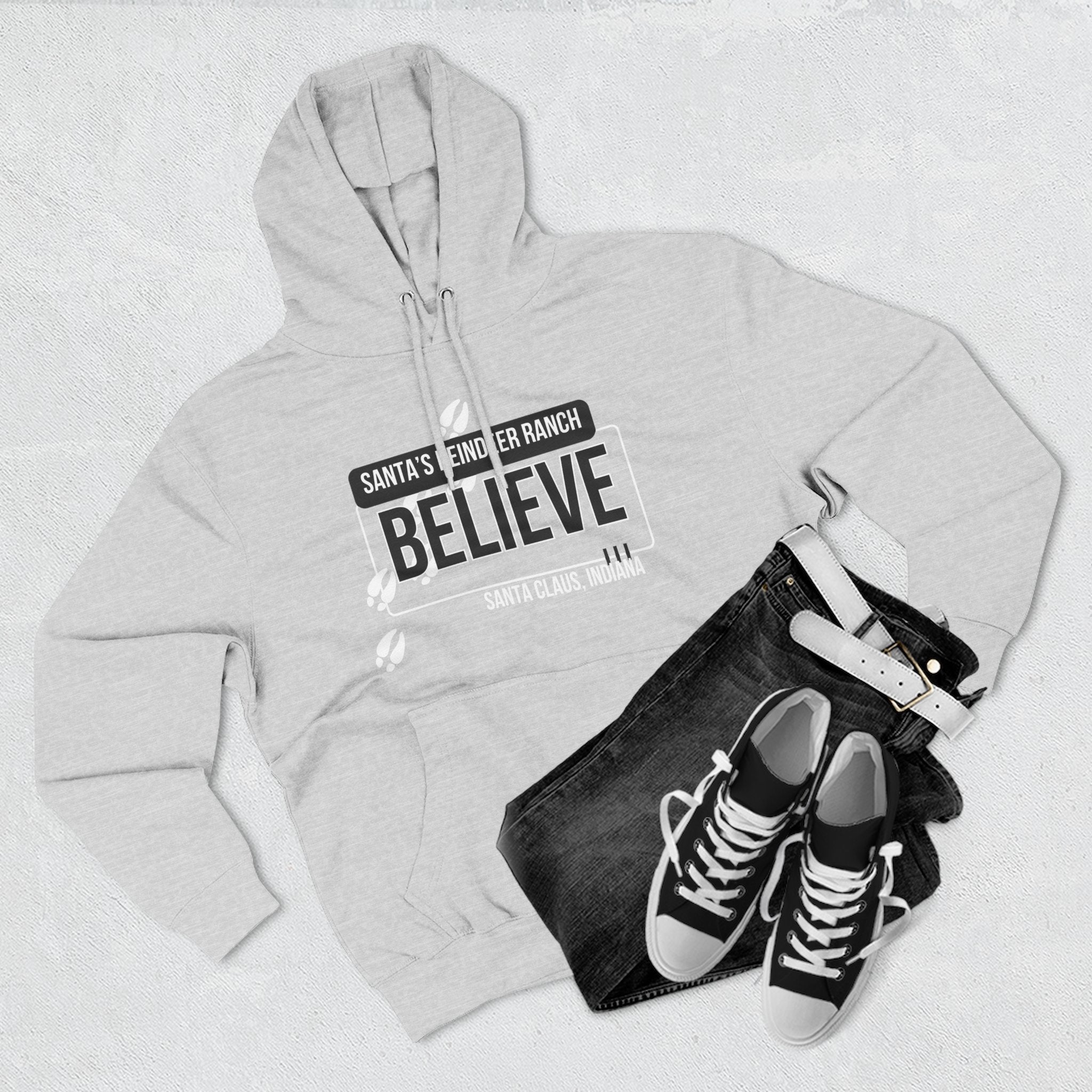 Santa's Ranch Believe Hoodie