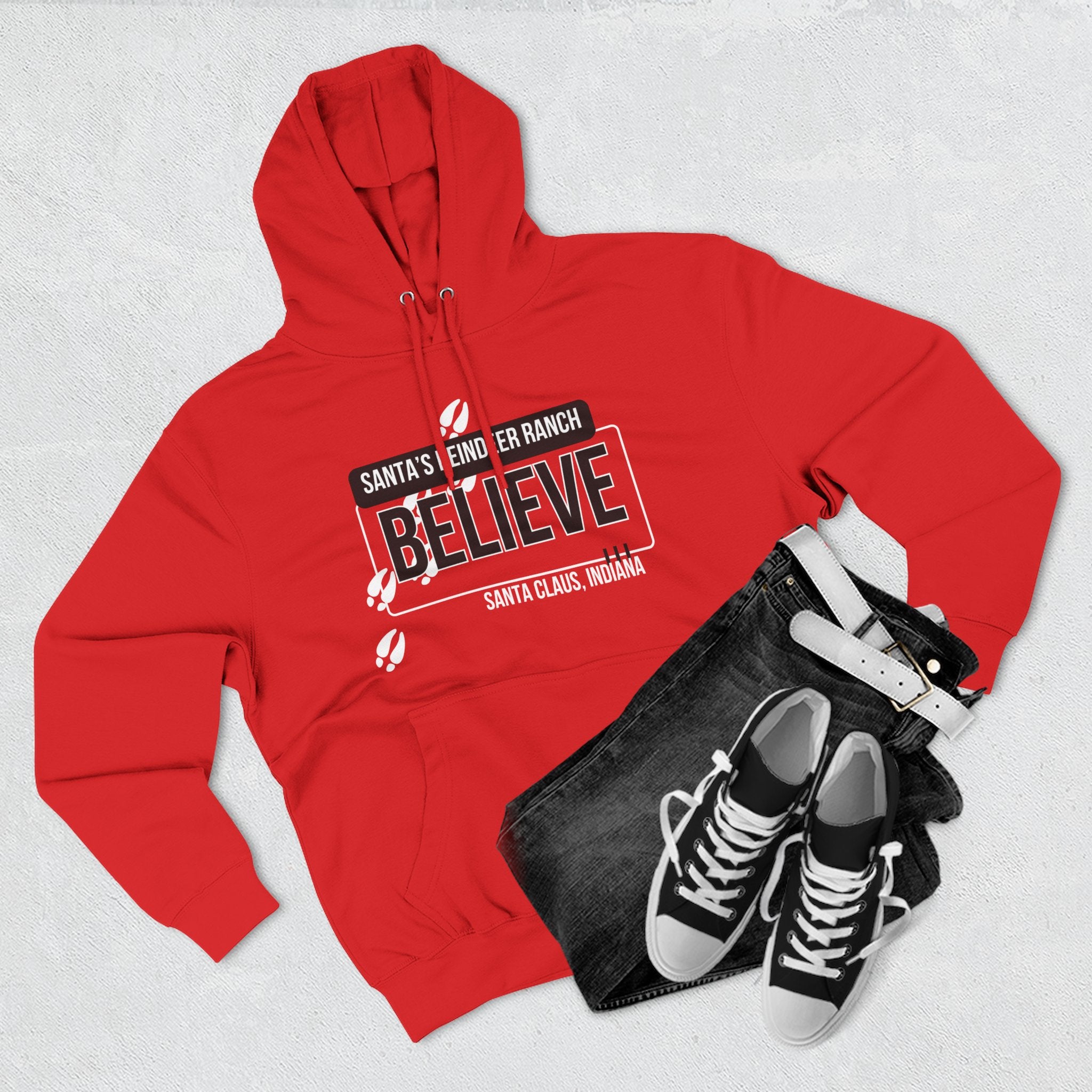 Santa's Ranch Believe Hoodie