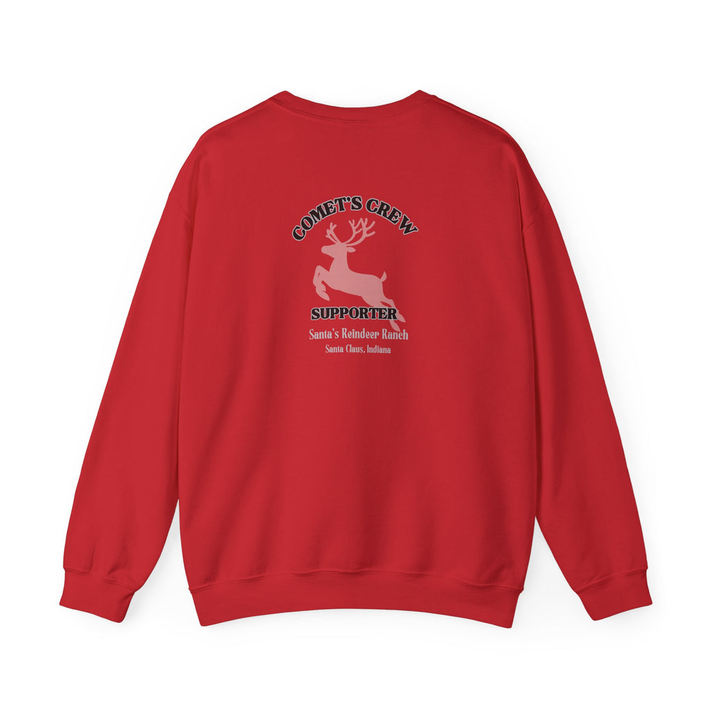 Cozy Unisex Crewneck Sweatshirt with Elegant Deer Design, Perfect for Casual Wear, Gift for Friends, Holiday Apparel, Cozy Comfort