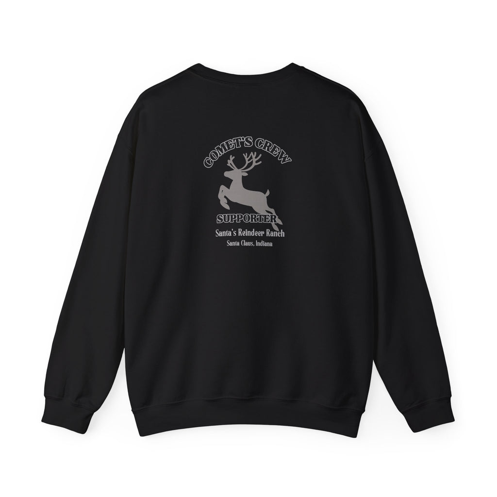 Cozy Unisex Crewneck Sweatshirt with Elegant Deer Design, Perfect for Casual Wear, Gift for Friends, Holiday Apparel, Cozy Comfort
