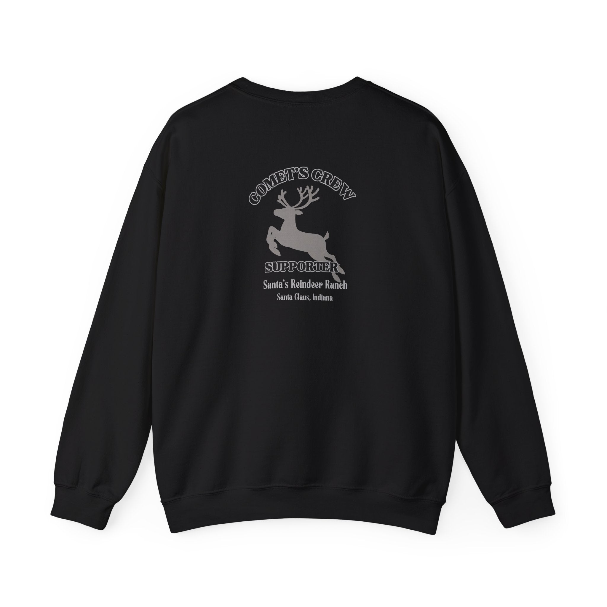 Cozy Unisex Crewneck Sweatshirt with Elegant Deer Design, Perfect for Casual Wear, Gift for Friends, Holiday Apparel, Cozy Comfort