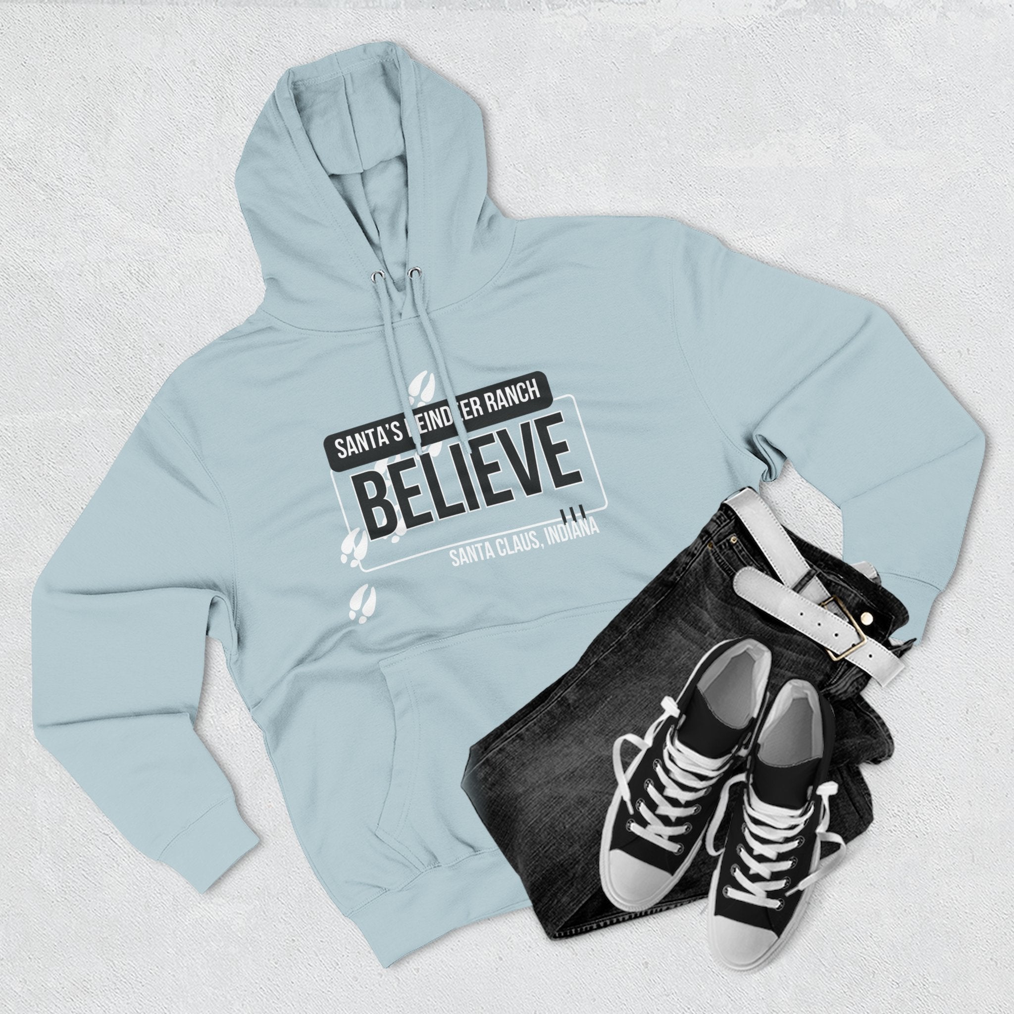 Santa's Ranch Believe Hoodie
